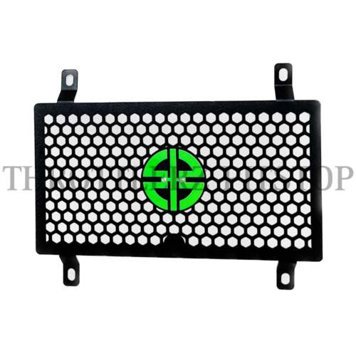 NINJA 300 RADIATOR GUARD HONEYCOMB (GREEN)