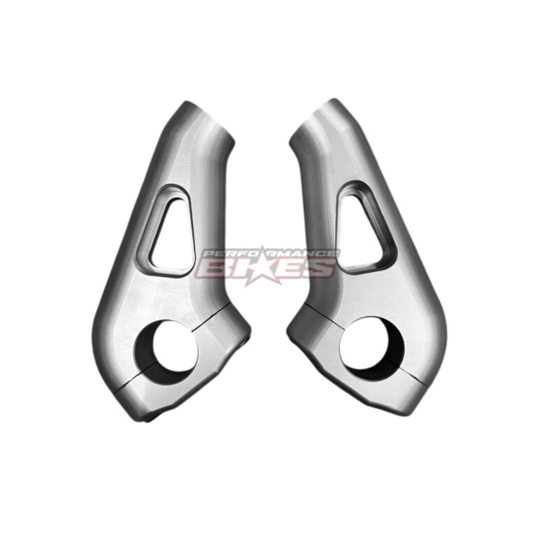 INTERCEPTOR 650 HANDLEBAR RISER ALUM MATTE – SILVER (1)