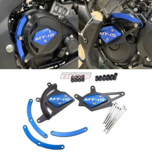 MT15  CLUTCH COVER GUARD :BLUE