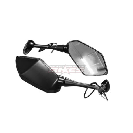 MIRROR W/INDICATOR- DOUBLE : BLACK  TYPE 2