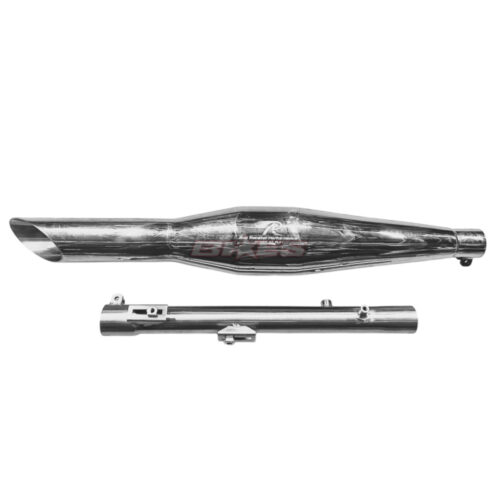 RED ROOSTER RUMBLER ACE CLASSIC/REBORN/METEOR 350 EXHAUST: POLISH