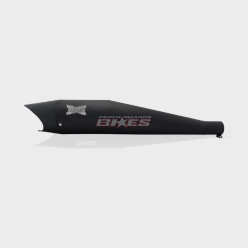 MOTO TORQUE SHARK EXHAUST : BLACK