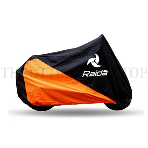 RAIDA SEASON PRO BIKE COVER – BLACK/ORNGE II