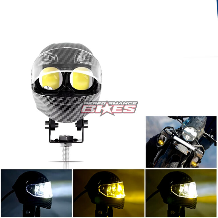 HELMET FOG LIGHT CARBON 1