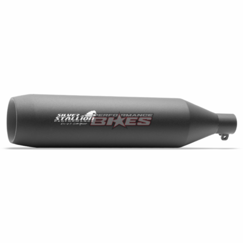 SSP EXHAUST : SPORTY PLUS CLASSIC /REBORN/METEOR 350:MATT BLK