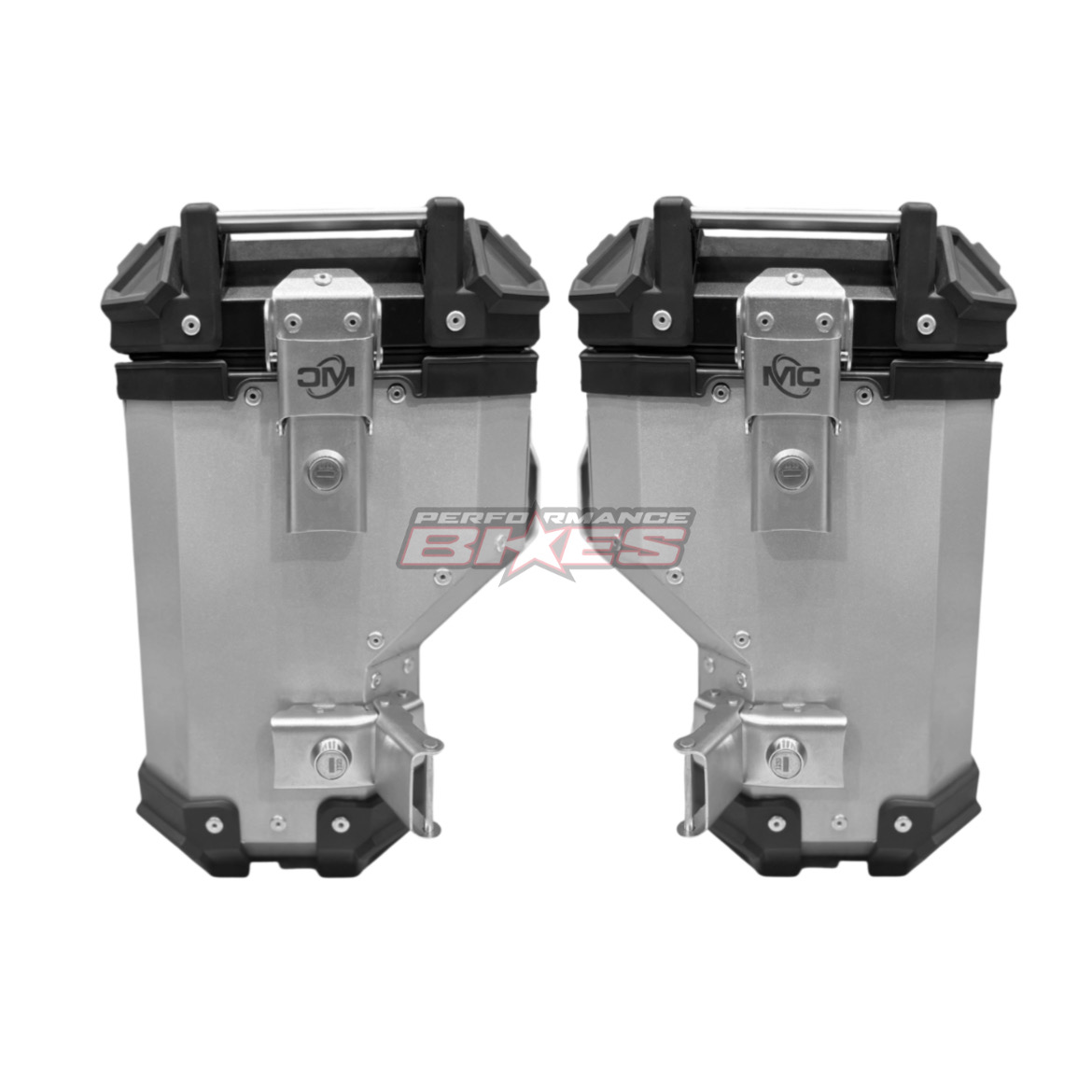 MOTOCARE ALUMINIUM SIDE BOX 36L CUTOUT TYPE