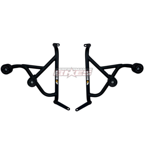 BIZEN MT15 DOUBLE SLIDER CRASHGUARD :BLK