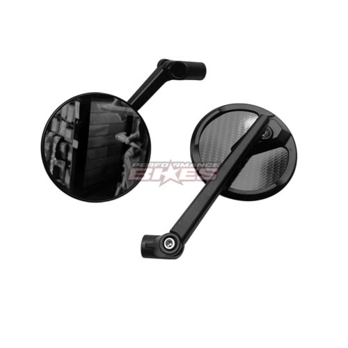 CNC CARBON FIBER ROUND MIRROR