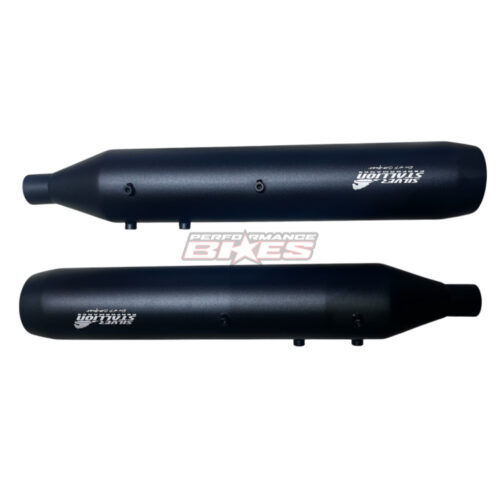 SSP EXHAUST : ROADKING SHOTGUN :MATT BLK