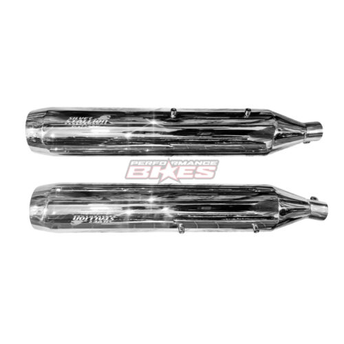 SSP EXHAUST : SUPER METEOR 650 LONGSHOT :SILVER