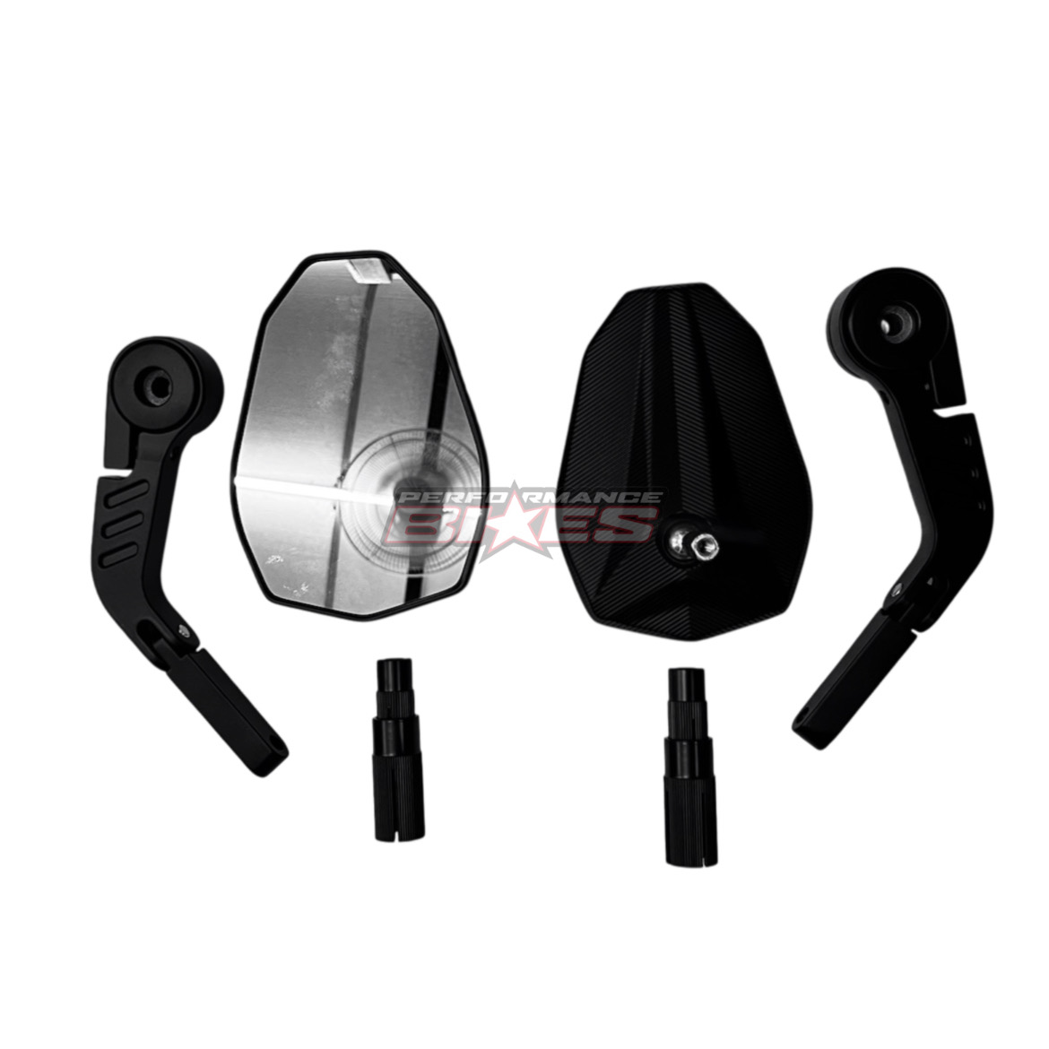 BAR END MIRROR DIAMOND